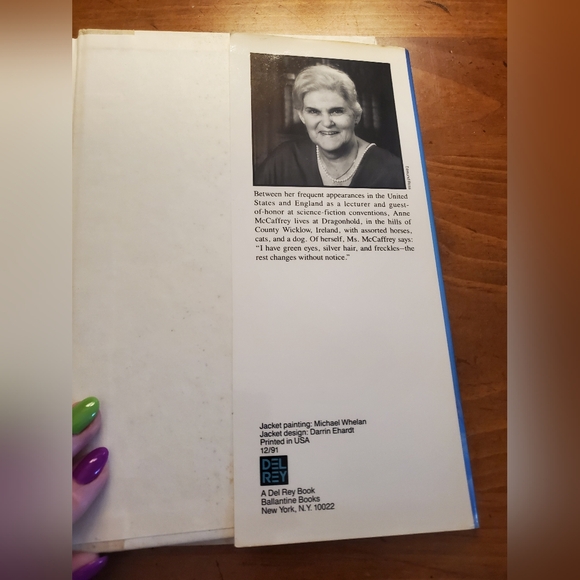 Anne McCaffrey All the Weyes of Pern , vintage book, 1991 fiction - Picture 8 of 15